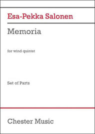 Memoria for Wind Quintet Set of Parts cover